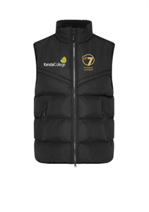 Show details for Kendal College Chevron Puffer Gilet - Adult
