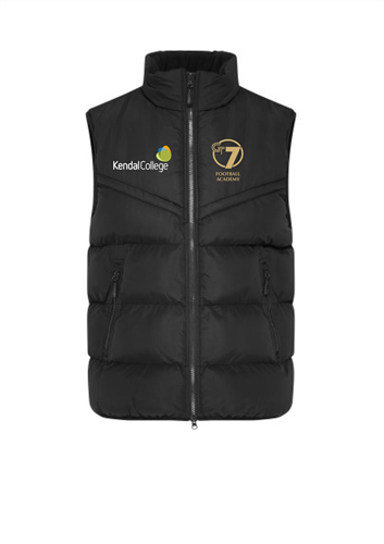 Show details for Kendal College Chevron Puffer Gilet - Adult